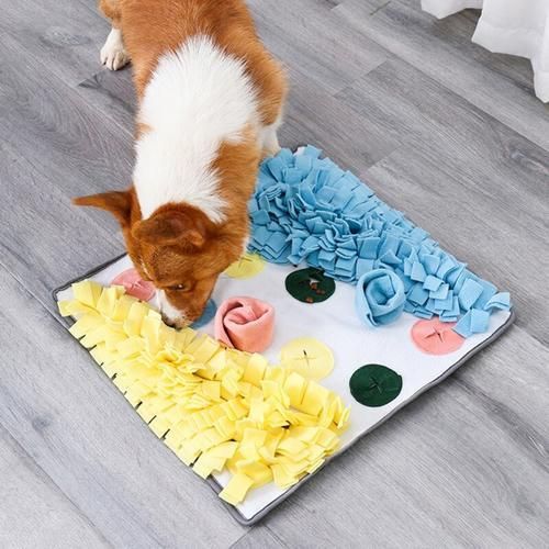 Pet Dog Snuffle Mat Nose Smell Training Blanket Find Food Play