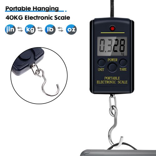 Generic Portable 40kg/10g Digital Hanging Scale Electronic Luage