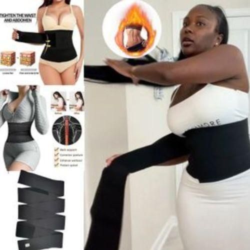 product_image_name-Generic-Women's Body Shaper Waist Trainer Tummy Wrap Slimming Belt-2