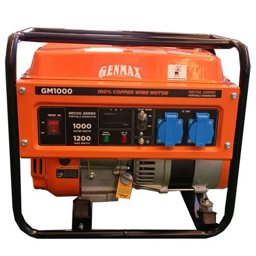 GenMax 1KVA/1.2KW Recoil Start Generator (GM1000)