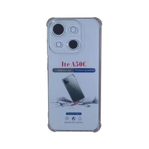 itel A50C 4G Clear Transparent Classic Shockproof Back Case - image 2