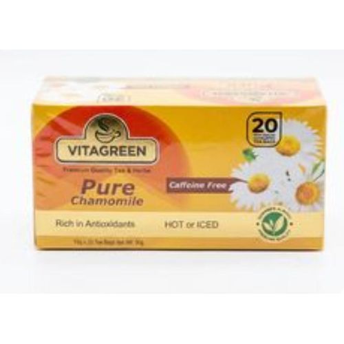 VITAGREEN Pu Chamomile Tea Rich with Antioxidants - 20 Envelopes