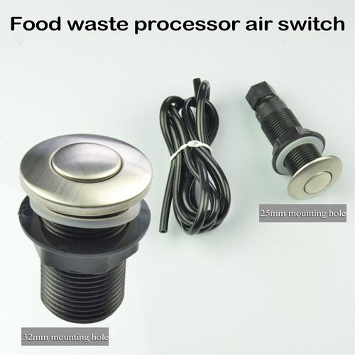 Garbage Disposal Air Switch,Sink Top Stainless Steel Brushed Push