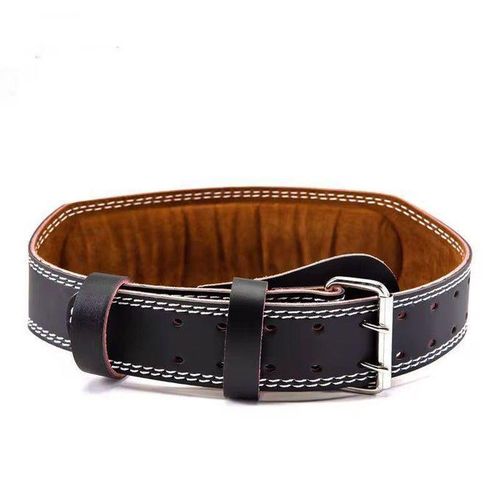 Fashion Thick Adjustable Buckle Gym Belt Back Support for Lifting - image 3