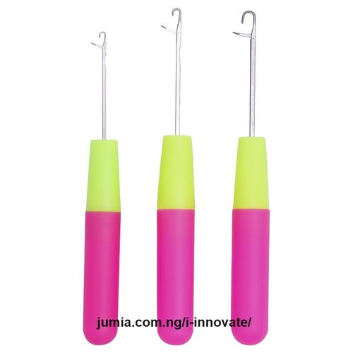 Generic 3Pcs Dreadlock Crochet Hook Dirty Braid Crochet Needle Wig Knitting  Tool