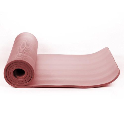 Generic Thick Yoga Mat Non-Slip Exercise Mat Pad With Carrying Strap - image 3