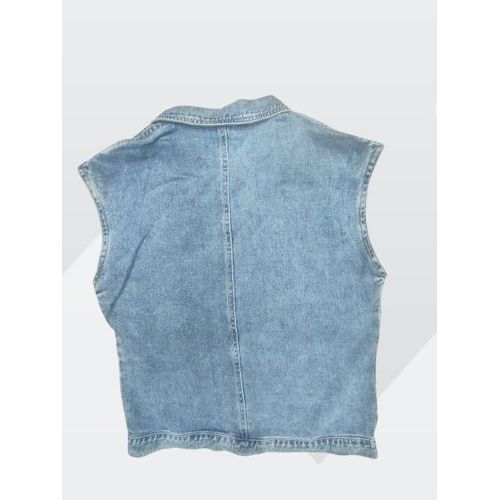 Fashion Super quality unisex sleeveless patterned jacket - image 2