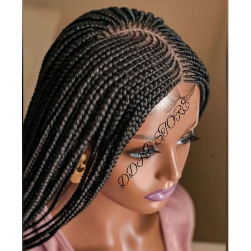 Full Lace Beaded Knotless Braided Wigs in Oshodi - Hair Beauty