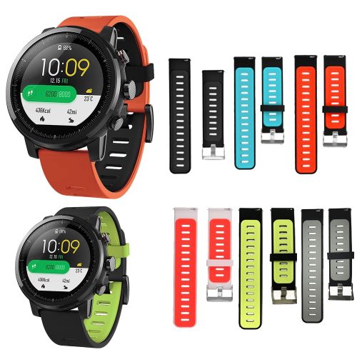 Silicone Smart Watch Wristband Strap For 22mm Amazfit Gtr 47mm