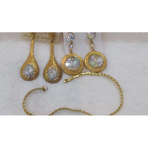 product_image_name-Fashion Choice-AFFORDABLE 2 EARRINGS AND ANKLET SET-2