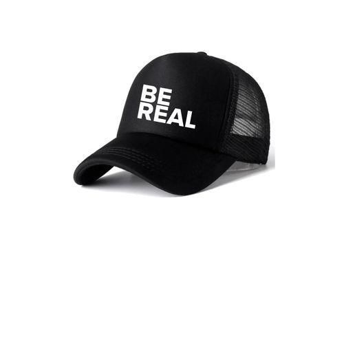 Fashion High Design Face Cap: Black