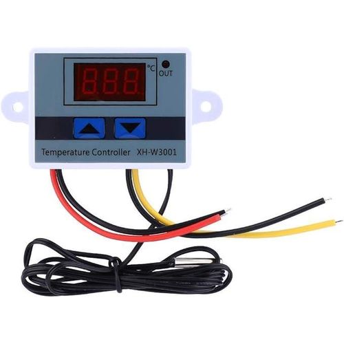 Generic 12V Digital Temperature Controller-DC 120W Digital Temperature Controller Thermostat Switch with Waterproof Sensor Probe - image 2