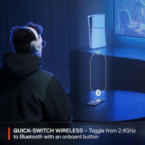 Steelseries Arctis Nova 5 Wireless - Gaming Headset - White - image 3