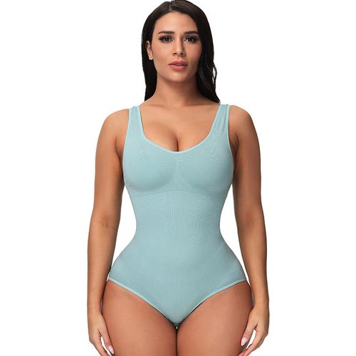 Generic （MINT GREEN）Postpartum Belly Bandage Seamless Bodysuit For Pregnant  Women Shapewear Tummy Control