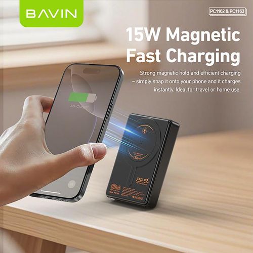 Bavin Original 10000mAh Magnetic Power Bank With Type c Code - image 3