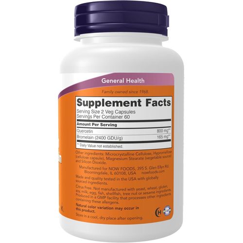 product_image_name-Now Foods-Quercetin with Bromelain, Balanced Immune System 120 Veg Capsules-2