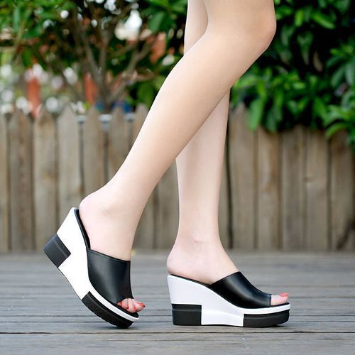 Summer Large Size Hollow Retro Wedge Sandals — Obiono