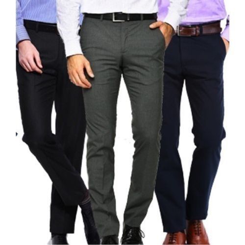 Fashion 3 In 1 Quality Mens Chinos- Black + Navy Blue + Ash | Jumia Nigeria