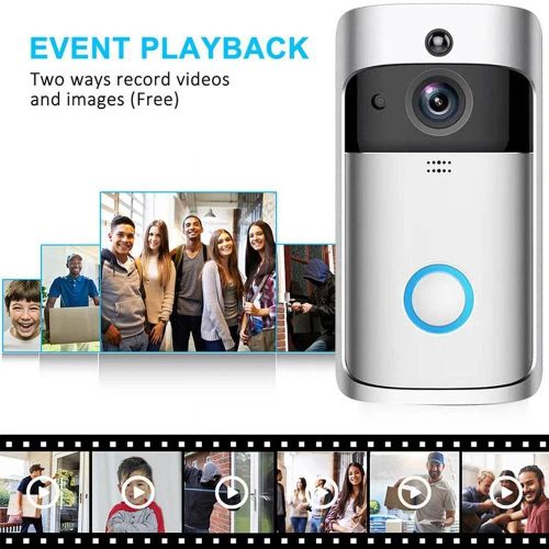 Doorbell Smart WiFi HD Dorbell Camera with Night Vision & Two-Way Voice Chat - image 2