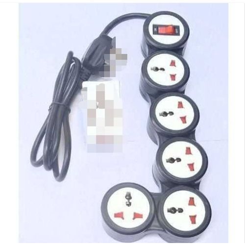 product_image_name-Generic-Fordable Pivot 5 Way Surge Protector Extension Box-1