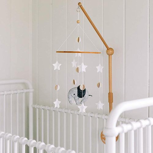 Baby Crib Mobile Wooden Mobile,Baby Mobile Mobile for Crib Toy Mobile for  Baby Nursery and Ceiling Decoration Elephant