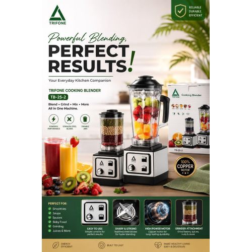 Generic Professional 9000W Power Blender with Extra Jar - image 4