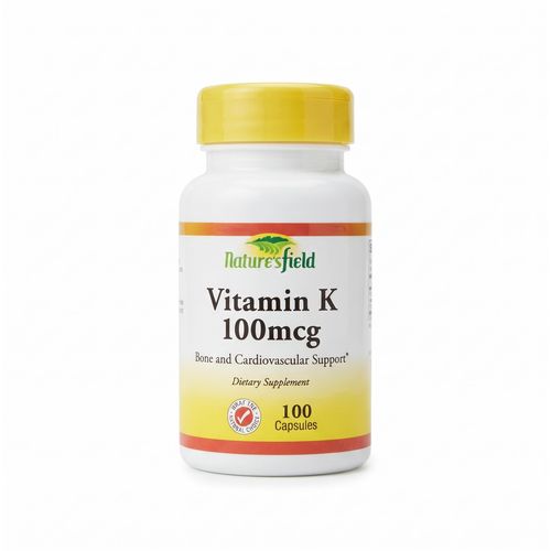 nature's field Vitamin K 100mcg Bone & Blood Health Support - 100 Tablets