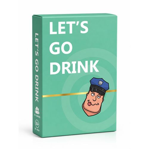 Generic Let’s Go Drink – Fun Drinking Party Card Game for Friends & Group Gatherings