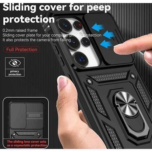 product_image_name-Generic-Samsung galaxy S23 Ultra Rugged Amor case with camera cover and stand -2