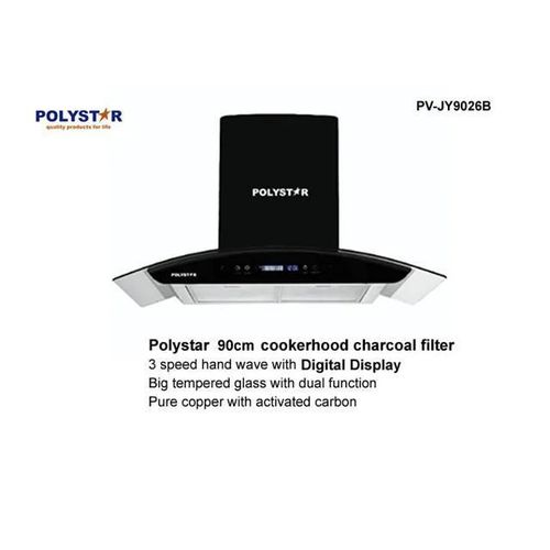 Polystar 90CM RANGE HOOD WITH HANDWAVE & VOICE CONTROL – PV-JY9026BVC - image 3