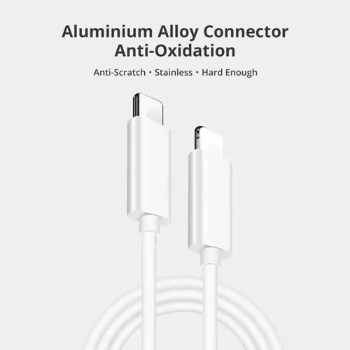 Official iPhone 13 Pro Max Lightning to USB-C Cable - 2m - White