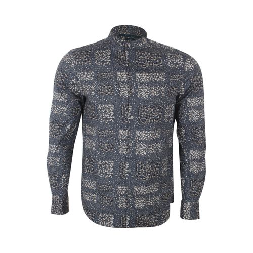 product_image_name-Perry Ellis-Men's Stormy-Design Trendy Shirt-1