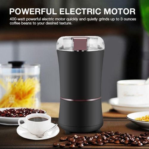 Electric Coffee Grinder - Stainless Steel Blades Grinder for Coffee Bean,  Seed ,Nut ,Spice Herb Pepper