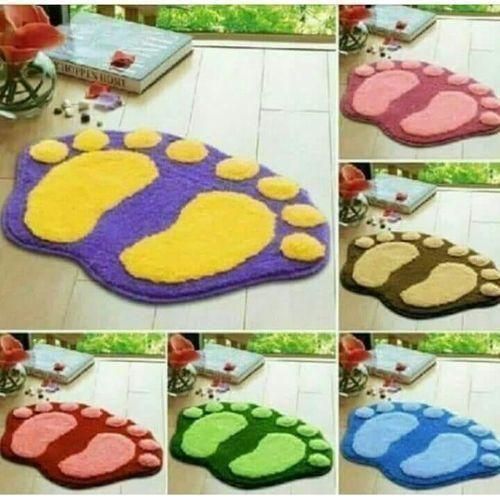 Generic COTTON FOOT-MAT FOR BATHROOM / DOOR - 1 PIECE