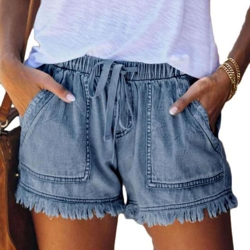 Buy online Dark Blue Solid Hot Pants Denim Short from Skirts & Shorts for  Women by Guti for ₹399 at 79% off | 2024 Limeroad.com