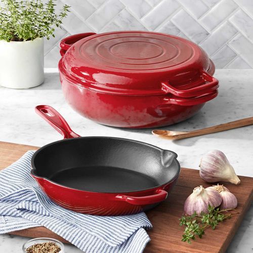 Member'S Mark 3 - Piece Enamel Cast Iron Set