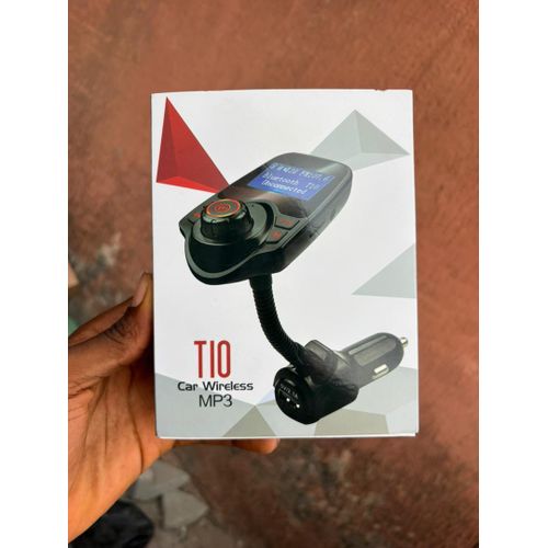 product_image_name-Generic-T10 Car Wireless MP3 Bluetooth FM Transmitter Charger-1