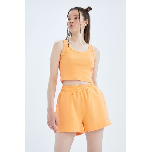 Defacto Women - Slim Fit Shorts -Orange | Jumia Nigeria