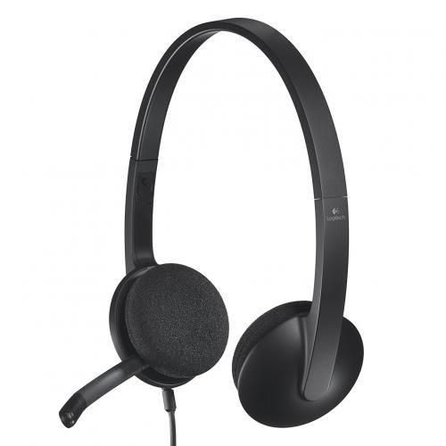 Logitech H340 USB Stereo Headset With Noise-Cancelling Mic For Windows And Mac - image 2