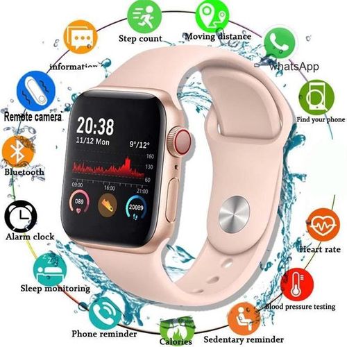 Generic New pink smart watch T500 fashion watch for IOS Android