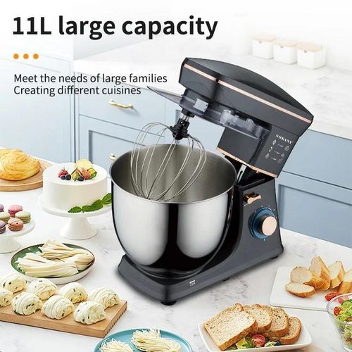 Sokany 11L Capacity Stand Mixer with 6 Speed and Pulse Function-1400W