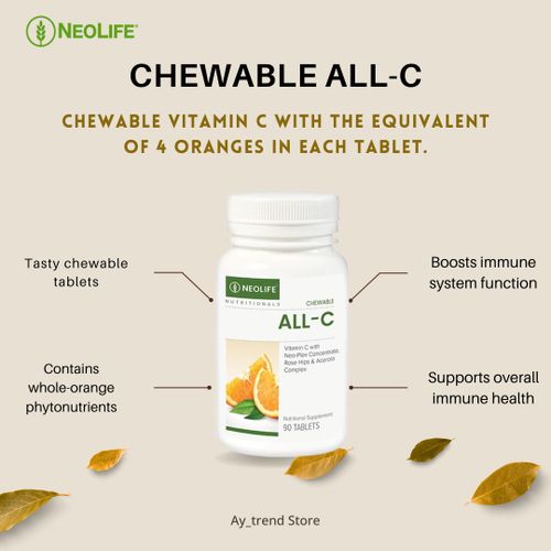 Wellness Chewable Vitamin C Tablets with Bioflavonoids - 90 Tablets - image 2