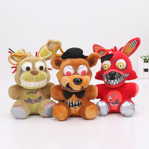 Generic 14cm FNAF Plush Foxy Chica Bonnie Golden Freddy Nightmare