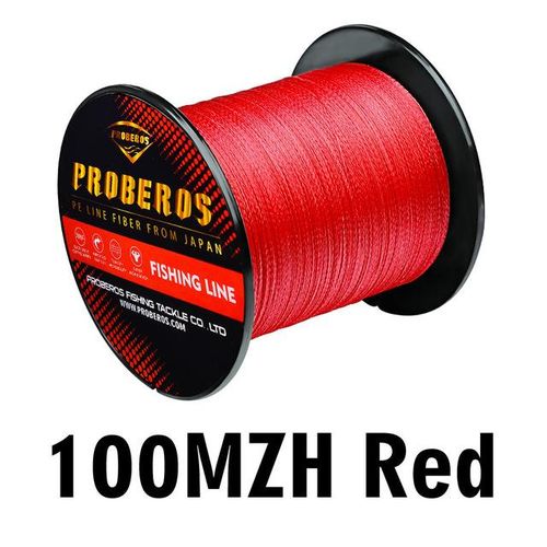 Generic 4 Strand Braided Fishing Line 100m/109yds 6 Color For Fishing Line  Max Drag 100lb Multifilament Pe Line For Saltwater Freshwater