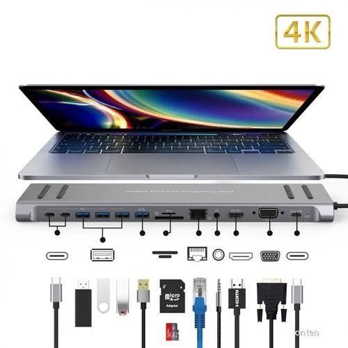 Onten Type C Adapter 13 In 1 Multi Function Expansion Hub - image 3