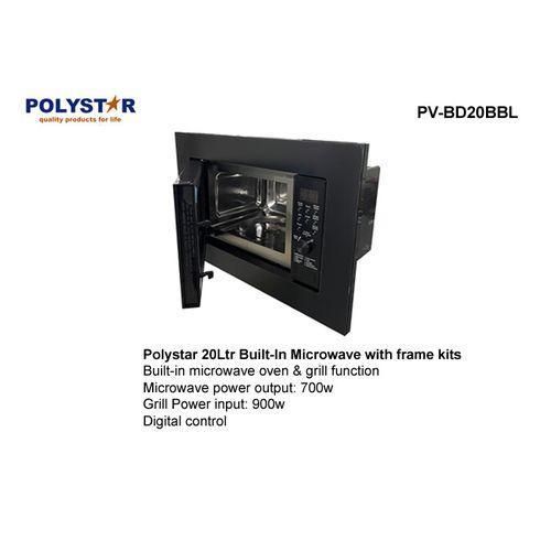 Polystar 20LITR Built-in Microwave Oven & Grill Function - image 3