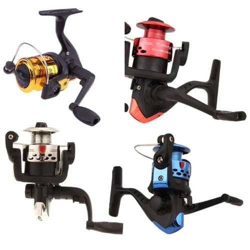 Generic Small Mini Fishing Reels Electroplating 4 Colors Blue Gold