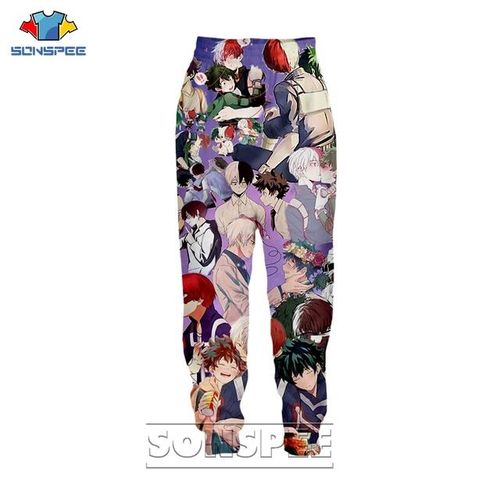 My hero academia joggers outlet