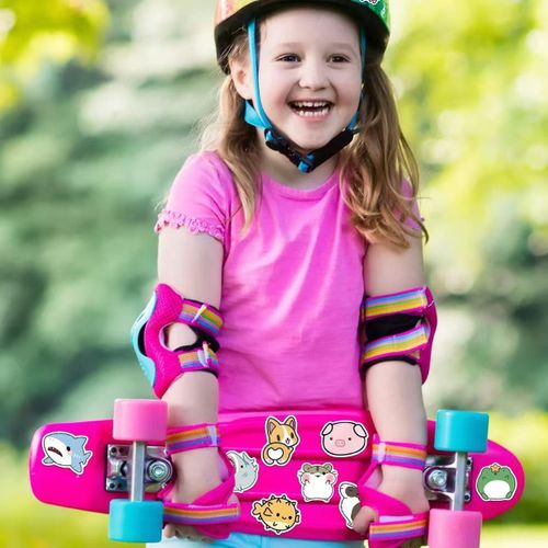 product_image_name-Generic-100 PCS Water Bottle Stickers for Kids,Waterproof Vinyl Animal Stickers for Kids,Skateboard,Laptop Stickers for Girls Boys Classroom Prizes-8