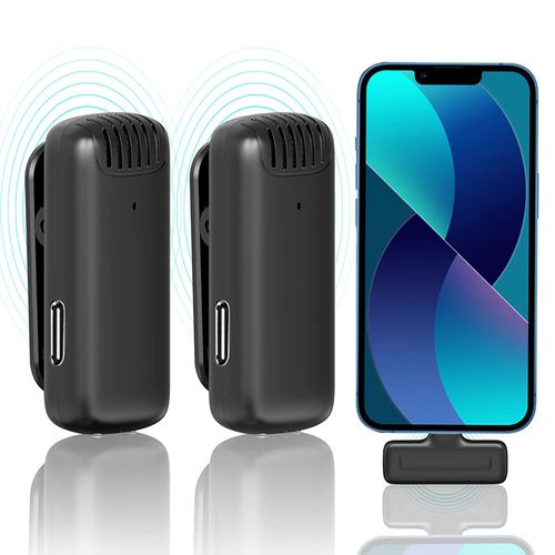 Ulanzi J12 Dual Iphone Noise Canceling Wireless Microphone